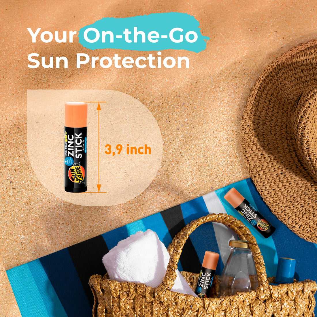 Sun Zapper Skin Tone Zinc Stick SPF 50+