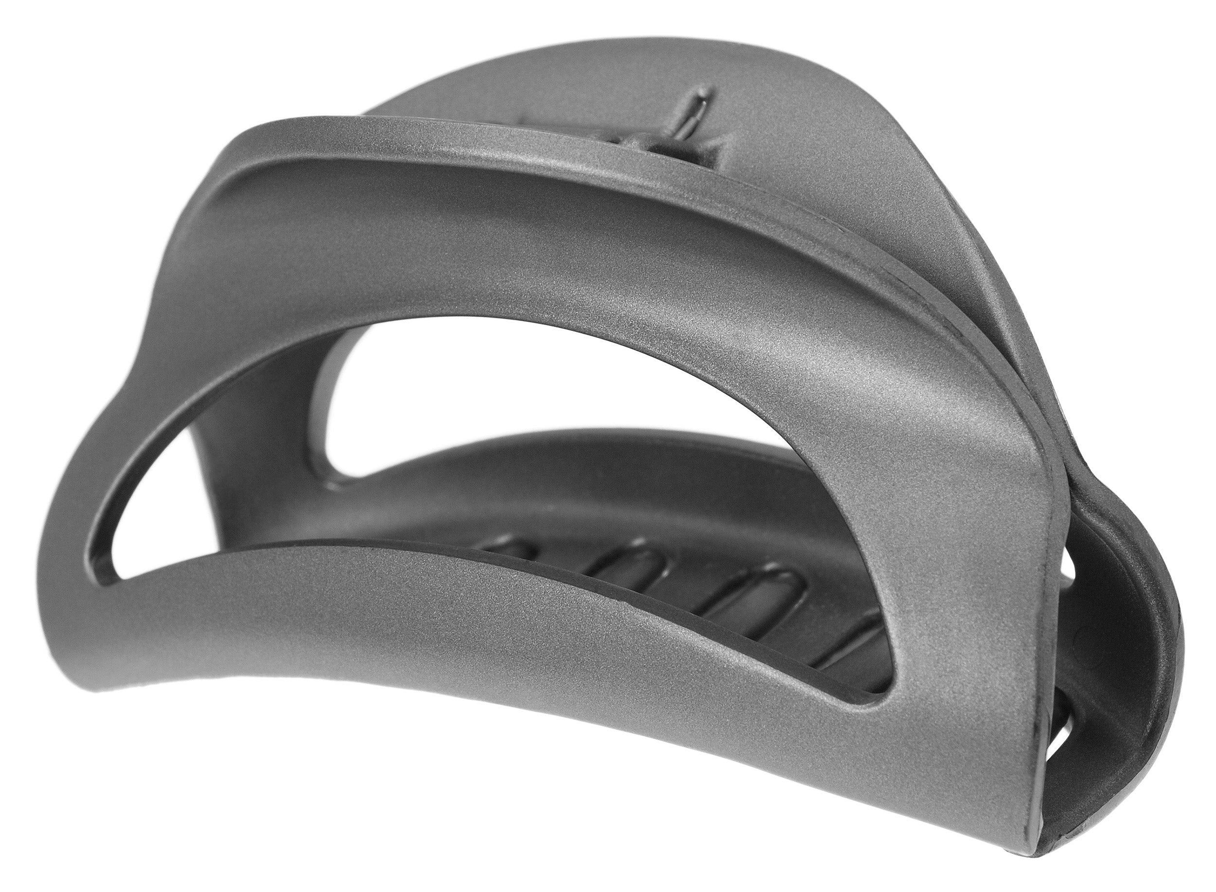 France Luxe Large Cutout Curve Jaw - Matte Graphite