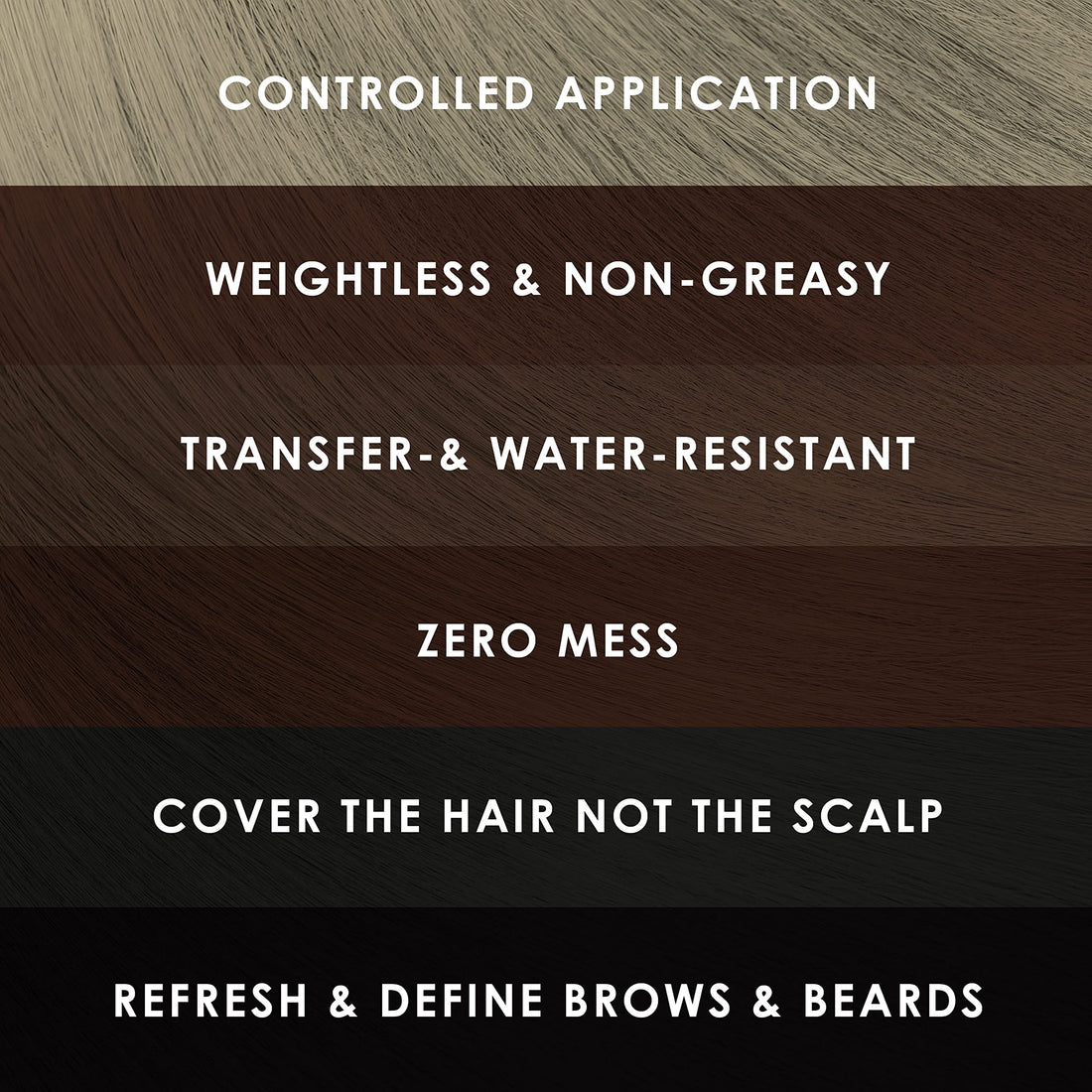 Temptu Airbrush Root-touch Up & Hair Color Ash Brown, 0.5 Fl Oz