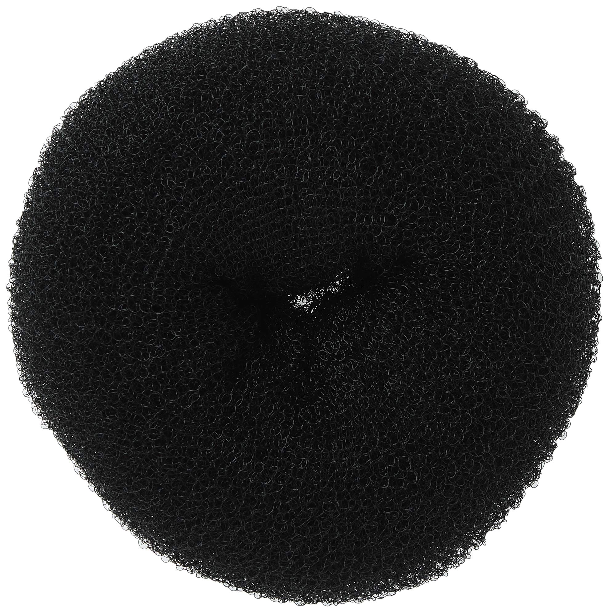 Diane Jumbo Hair Donut, Black, 5.5 Inch