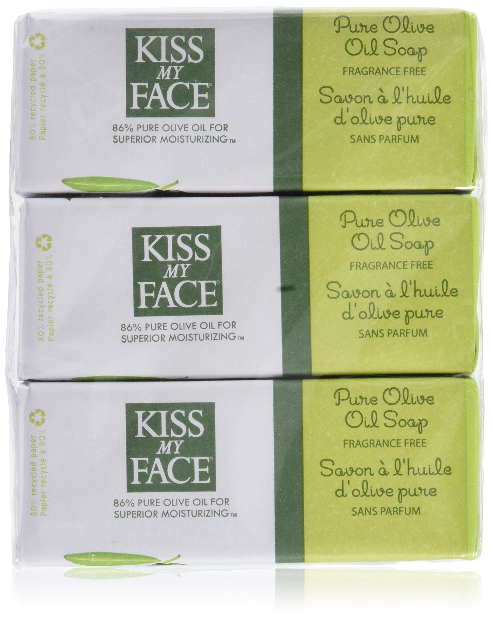 Kiss My Face Soap Bar Olive Oil 8oz. (6 Pack)