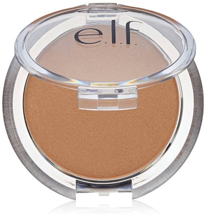 e.l.f. Cosmetics Bronzer Palette, Four Matte and Shimmer Powder Bronzers Create a Sun-Kissed Glow, Deep Bronzer