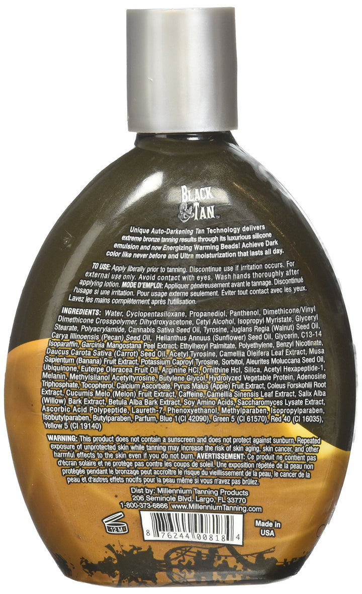 Millenium Tanning New 2011 Black and Tan Tanning Lotion, 15 Ounce