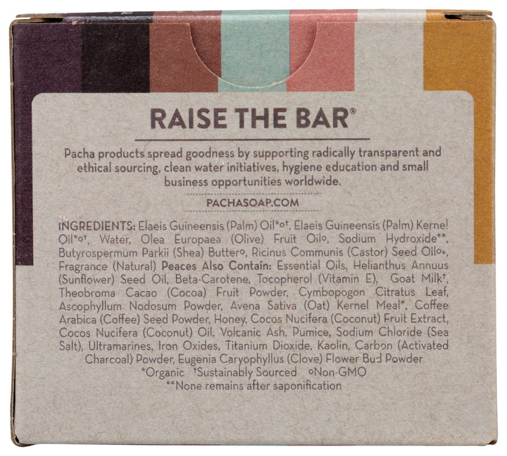 Pacha Soap, Variety Pack Bar Soap Pacha Peaces, 7 Ounce
