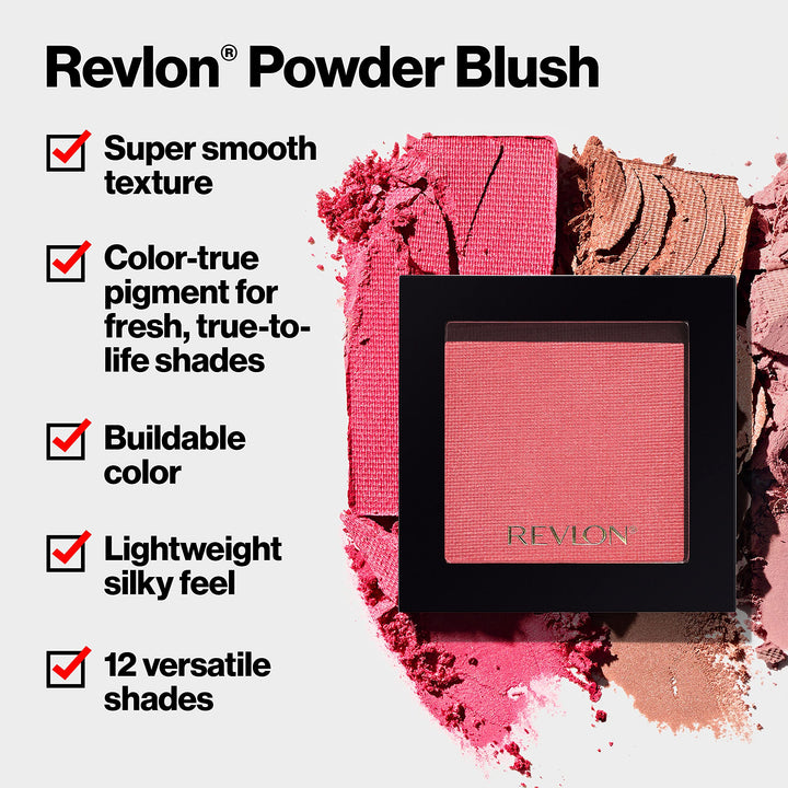 Revlon Powder Blush, Rose Bomb, 0.17 Ounce