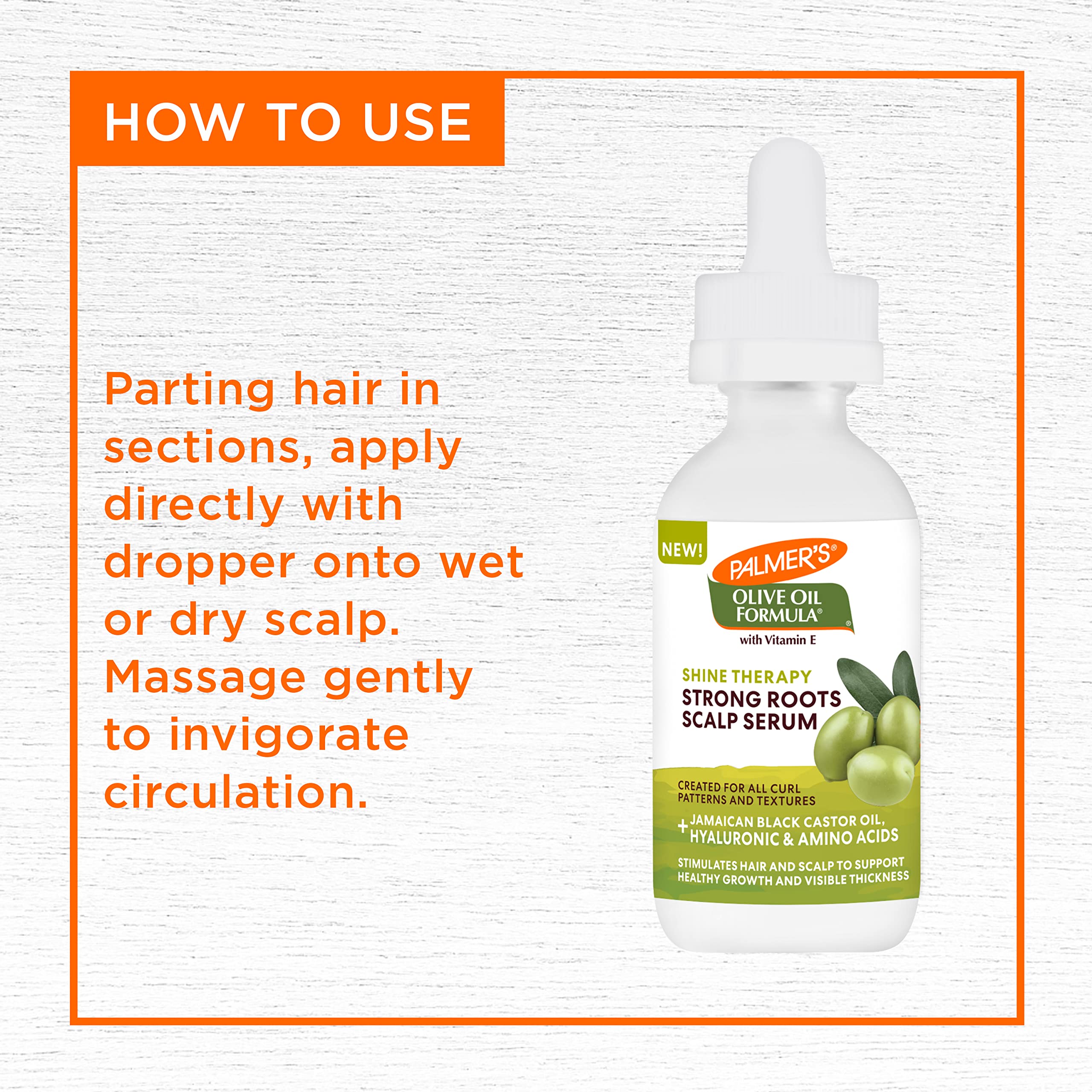 Palmer's Olive Oil Formula Strong Roots Scalp Serum,1.85 fl oz