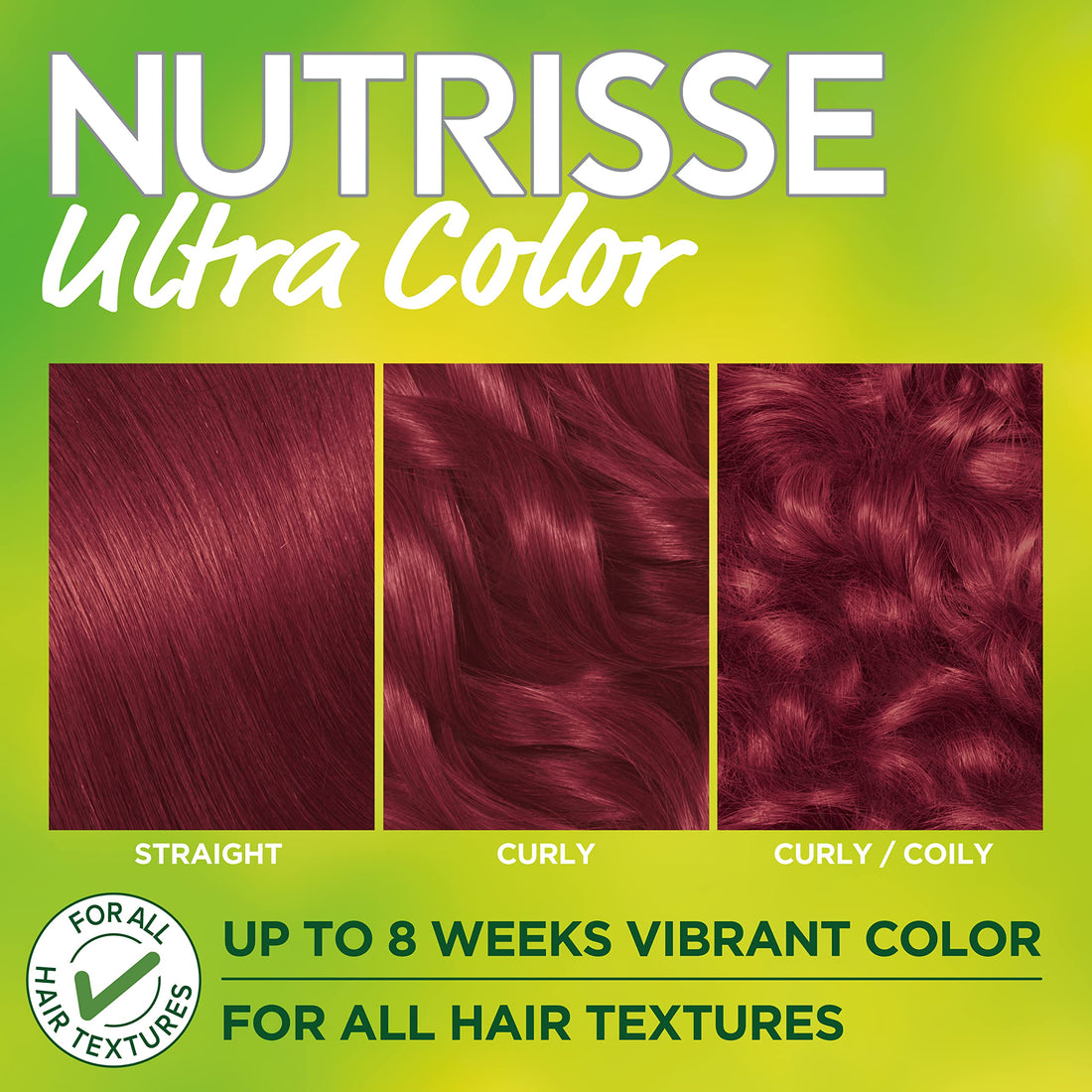 Garnier Hair Color Nutrisse Ultra Color Nourishing Creme, R3 Light Intense Auburn (Red Hibiscus) Permanent Hair Dye, 2 Count (Packaging May Vary)