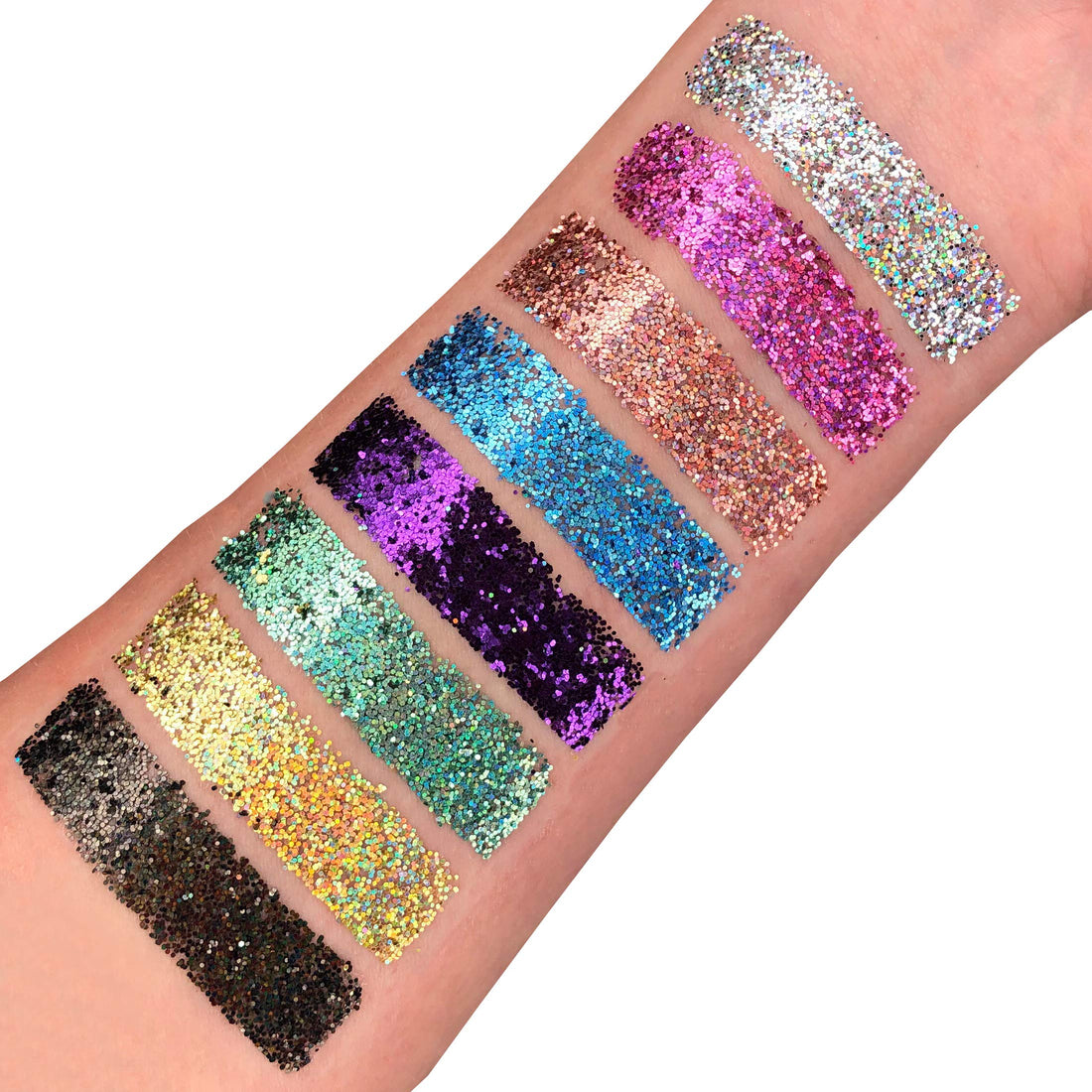 Moon Glitter Holographic Glitter Shakers 100% Cosmetic Glitter for Face, Body, Nails, Hair and Lips - 0.17oz - Blue