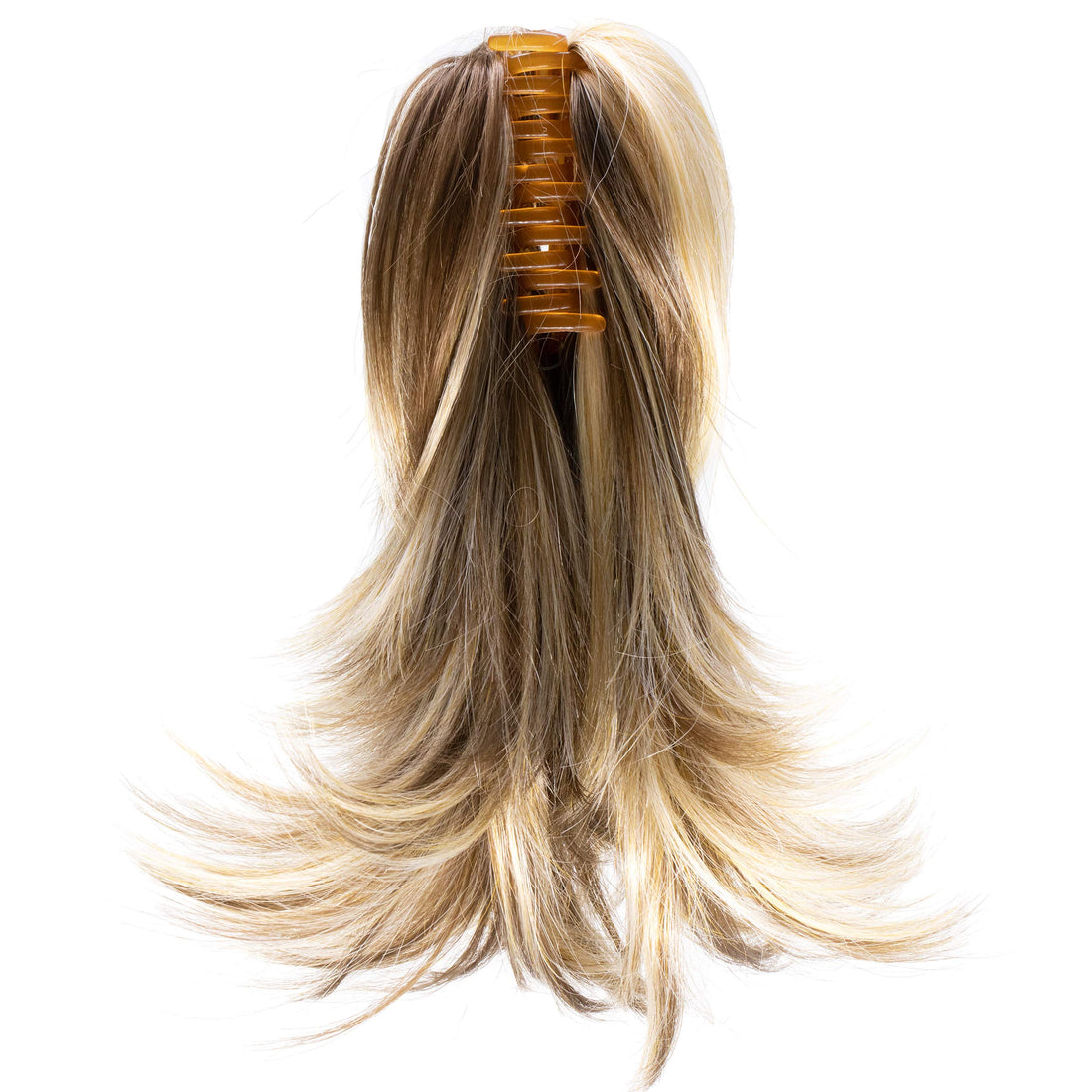 AB461 : Onedor 12 Inch Adjustable Messy Style Ponytail Hair Extension Synthetic Hair-Piece with Jaw Claw (AB461)