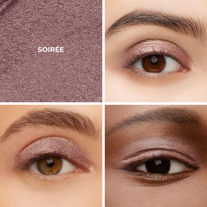 Laura Mercier Caviar Stick Cream Eyeshadow: Shimmer Finish, 24HR Wear, Long Lasting, Rich Color, Easily Blendable and Buildable, Waterproof, Hyaluronic Acid Infused, Eyeshadow Stick Set, Soiree