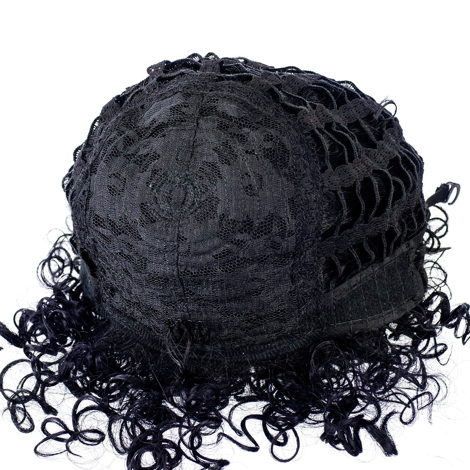 Black Color: Swacc 20-Inch Long Big Bouffant Curly Wigs For Women Synthetic Heat Resistant Fiber Hair Pieces With Wig Cap (Black)