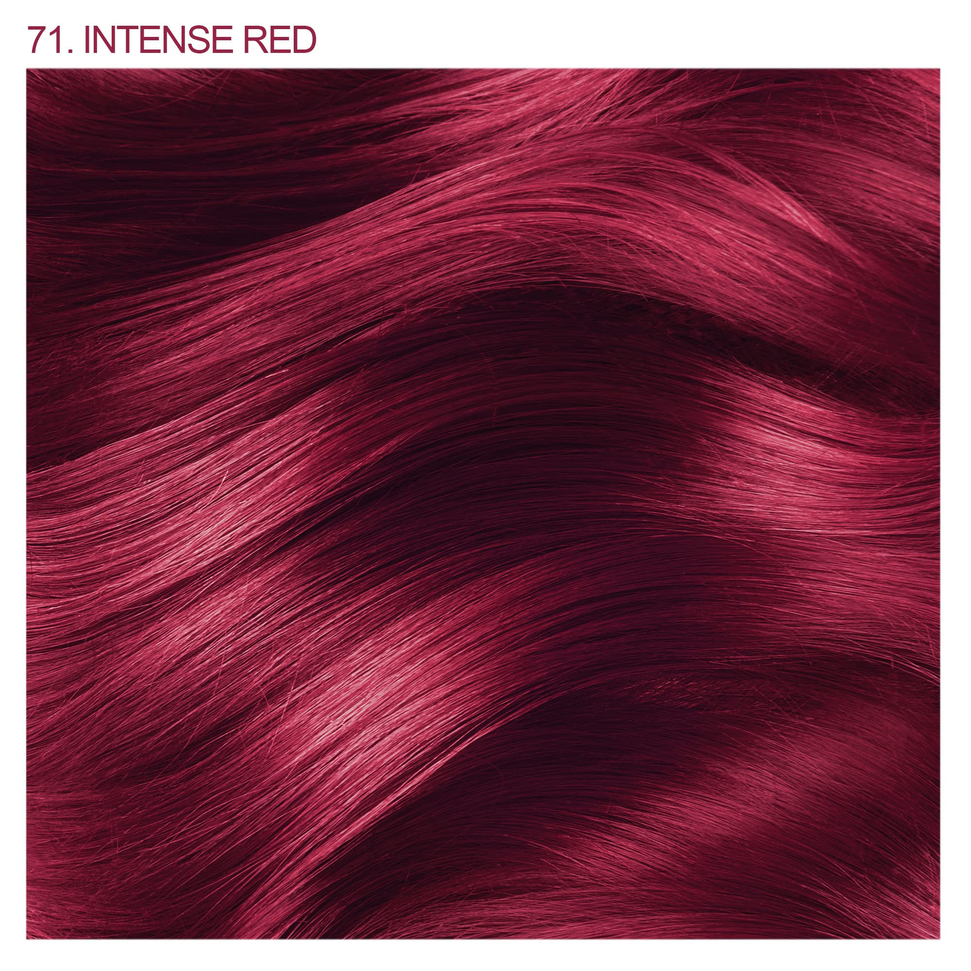 Adore Semi-Permanent Haircolor #071 Intense Red 4 Ounce (118ml) (2 Pack)