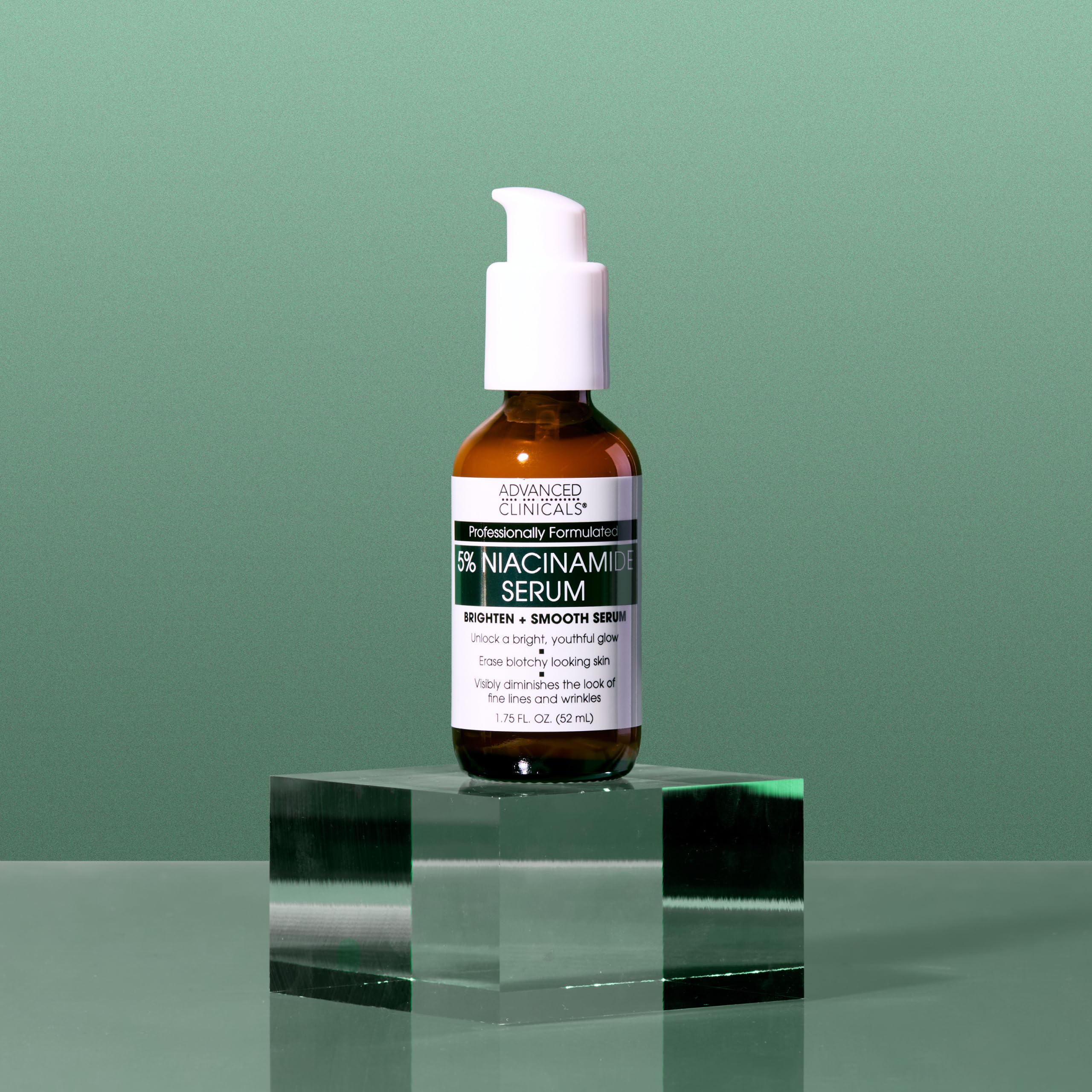 Advanced Clinicals Niacinamide Serum | 5% Niacinamide Serum For Face With Hyaluronic Acid, Ferulic Acid, Aloe Vera, & Fruit Extracts Helps Improve Look Of Dark Spots & Uneven Skin Tone, 1.75 Fl Oz