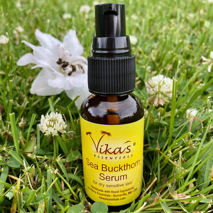Vika's Essentials Organic Sea Buckthorn Oil Serum for Dry Sensitive Skin