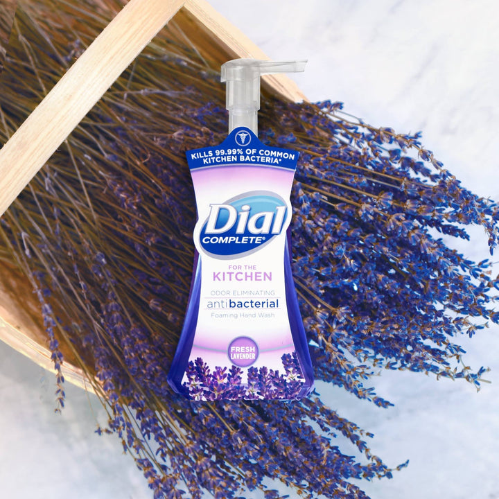 Fresh Lavender, 7.5 Ounce : Dial Complete Anti-Bacterial Foaming Kitchen Hand Wash, Fresh Lavender, 7.5 Ounce