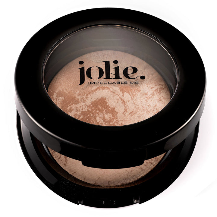 Marbleized Baked Finishing Powder Bronzer Highlighter (Matte Bronze)