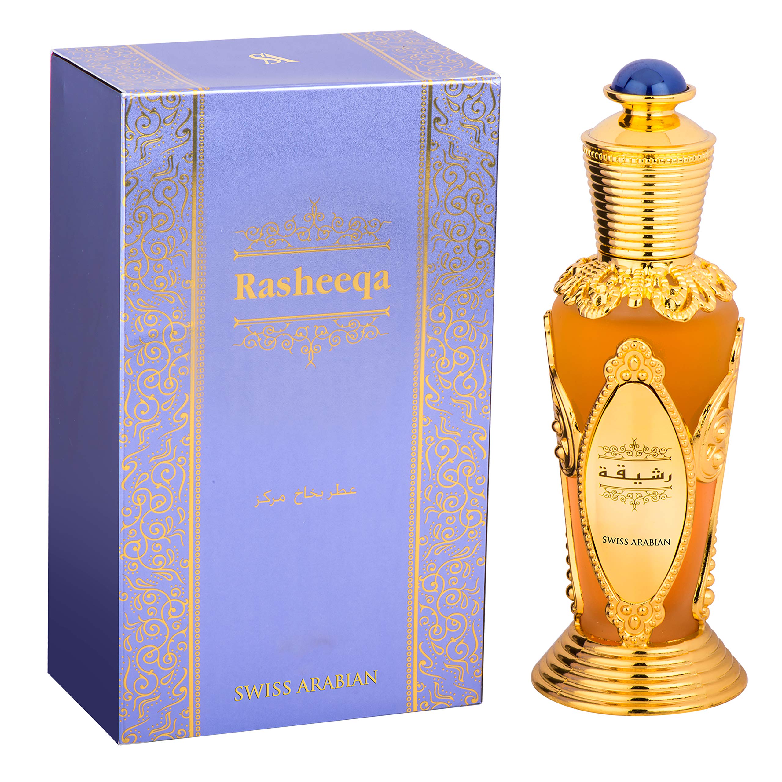 RASHEEQA Eau De Parfum for Women (50mL Spray) | Charming Oriental Garden Full of Flowers in Bloom; Rose, Fresh Greens, and Jasmine with a Musk, Sandalwood and Cedarwood Base | by Artisan Swiss Arabian