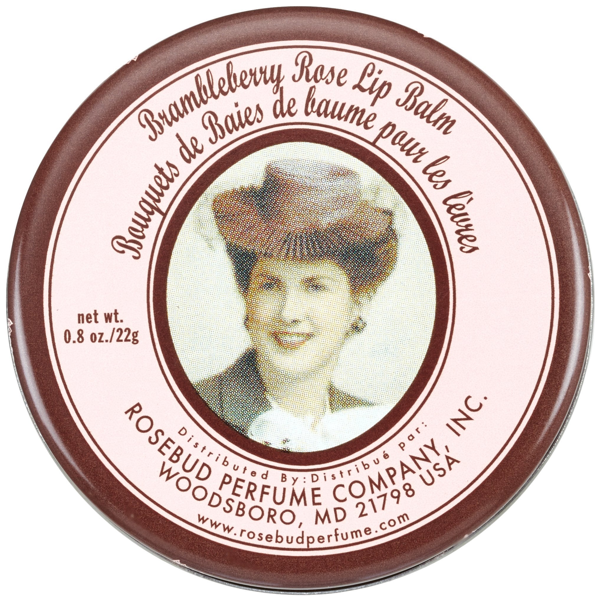 Rosebud Lip Balm, Brambleberry Rose, .8 Ounce