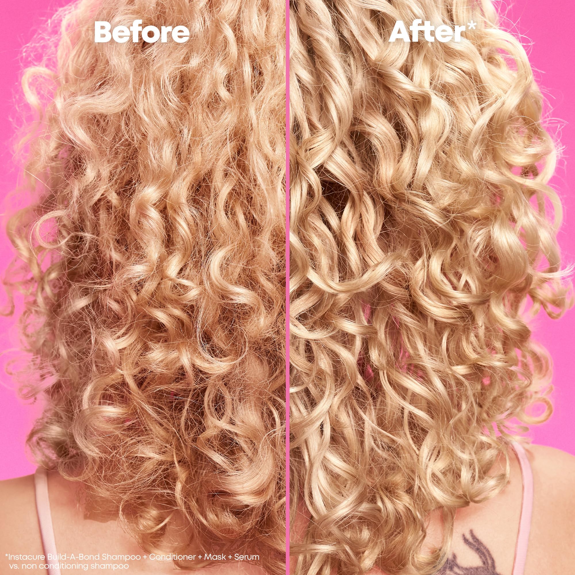 Matrix Instacure Build-A-Bond Super Sealing Leave-In Balm - Repairs & Seals Damaged Hair, Heat Protects and Smooths Frizz, With Citric Acid & Squalane, Vegan, Sulfate-Free, Paraben-Free, 100ml