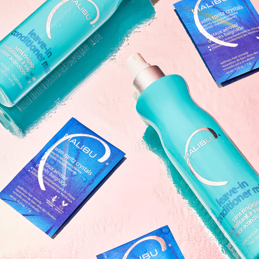 Malibu C Swim Spritz Crystals, 7 g.