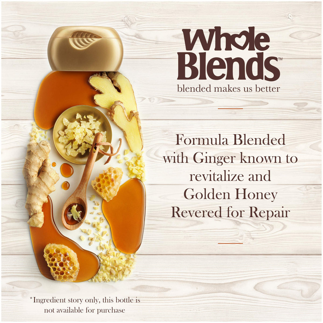 Garnier Hair Care Whole Blends Ginger Recovery Strengthening Conditioner, 22 Fluid Ounce