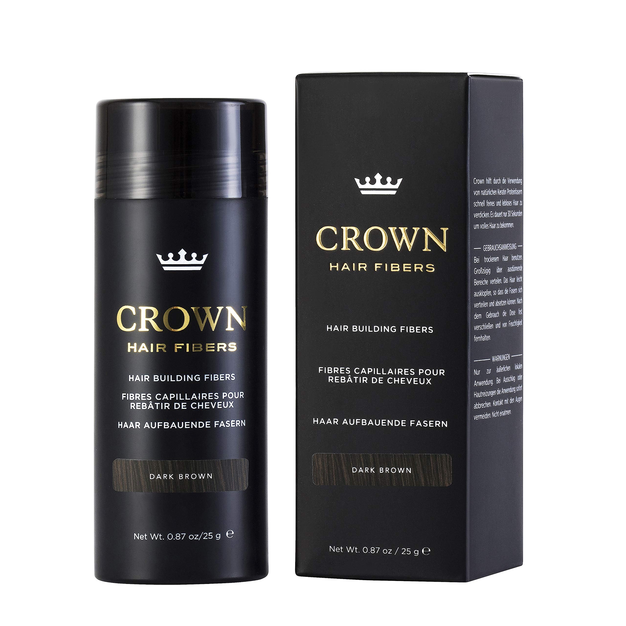 Crown Hair Fibers Best Hair Building Fibers For Bpth And Women Dark Brown