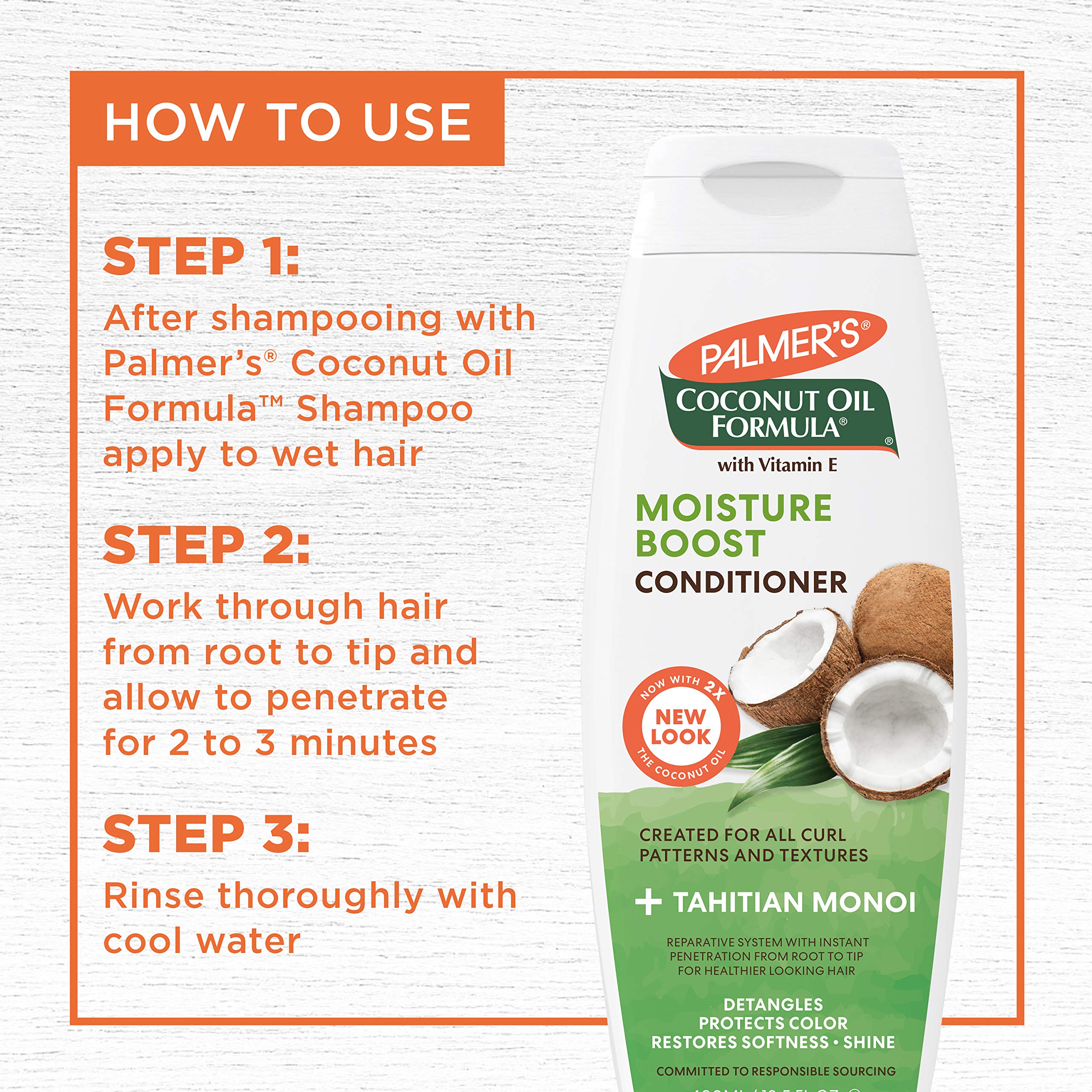 Palmer's Coconut Oil Formula Moisture Boost Conditioner, 13.5 Ounce