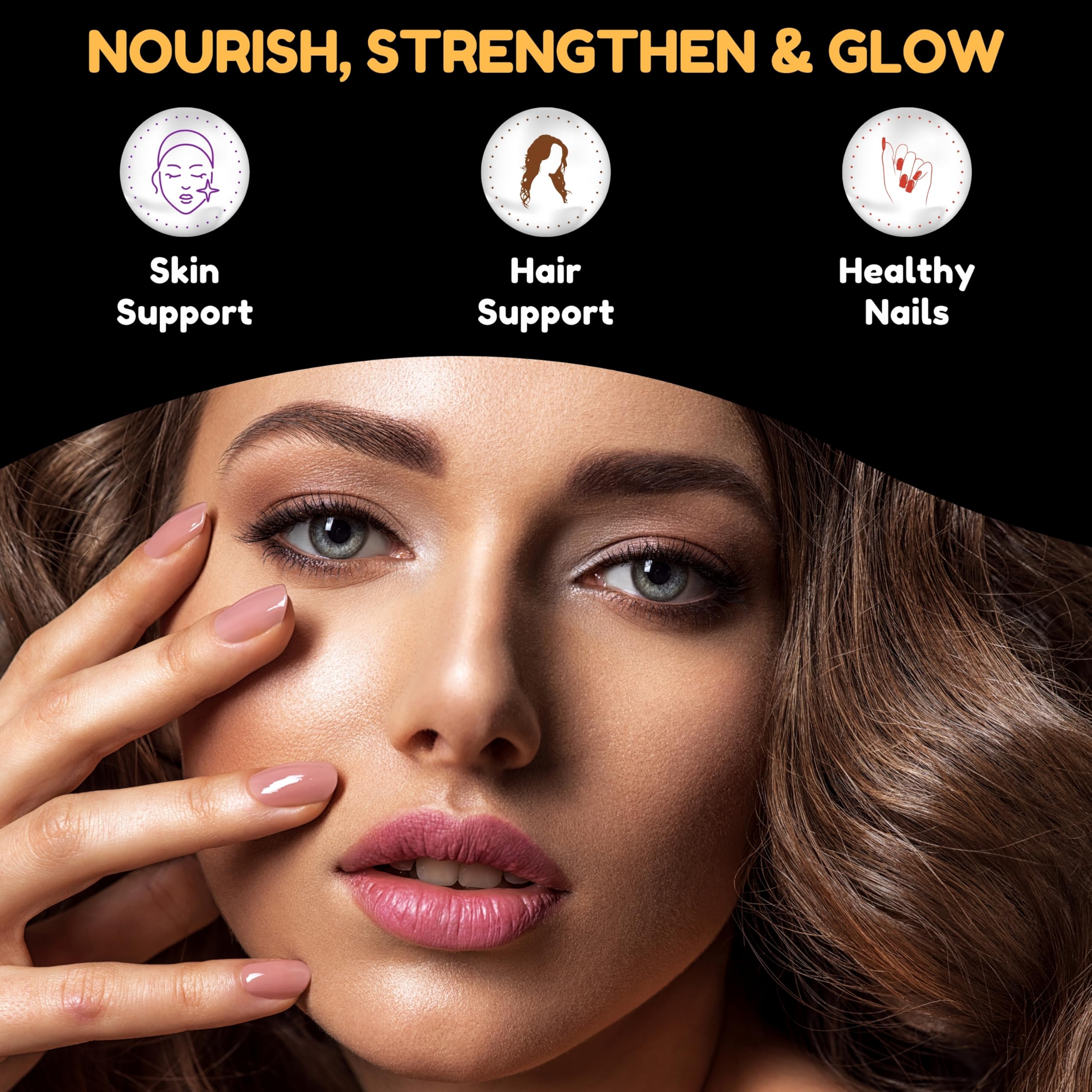 Halal & Grass Fed Collagen Peptides Powder 1 lb. 16oz Unflavored Hydrolyzed Collagen Peptides Powder Type I & Type III for Hair, Skin, Nails & Joints | Keto & Paleo Friendly | Sugar & Gluten Free