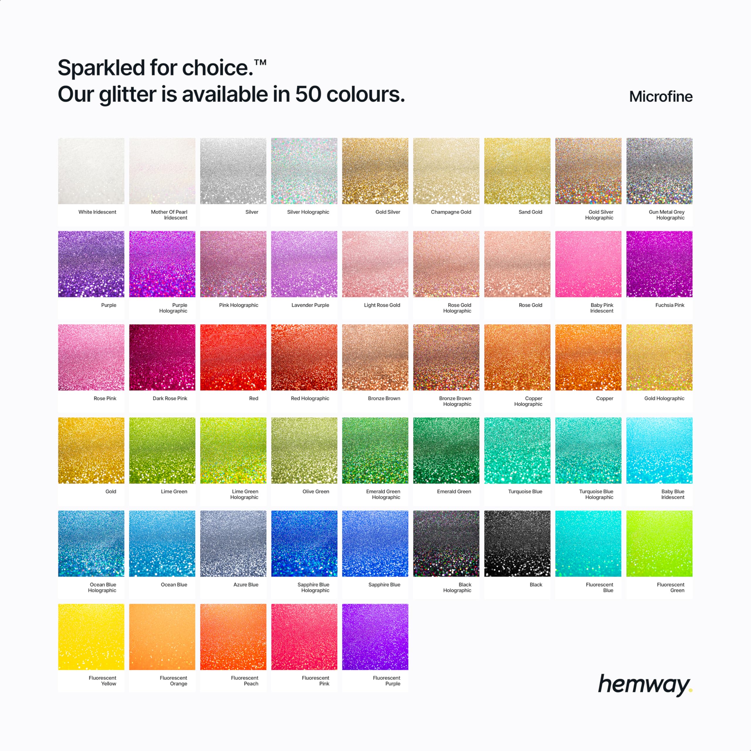 Hemway Premium Ultra Sparkle Glitter Multi Purpose Metallic Flake for Arts Crafts Nails Cosmetics Resin Festival Face Hair - Mother of Pearl Iridescent - Microfine (1/256 0.004 0.1mm) 100g / 3.5oz