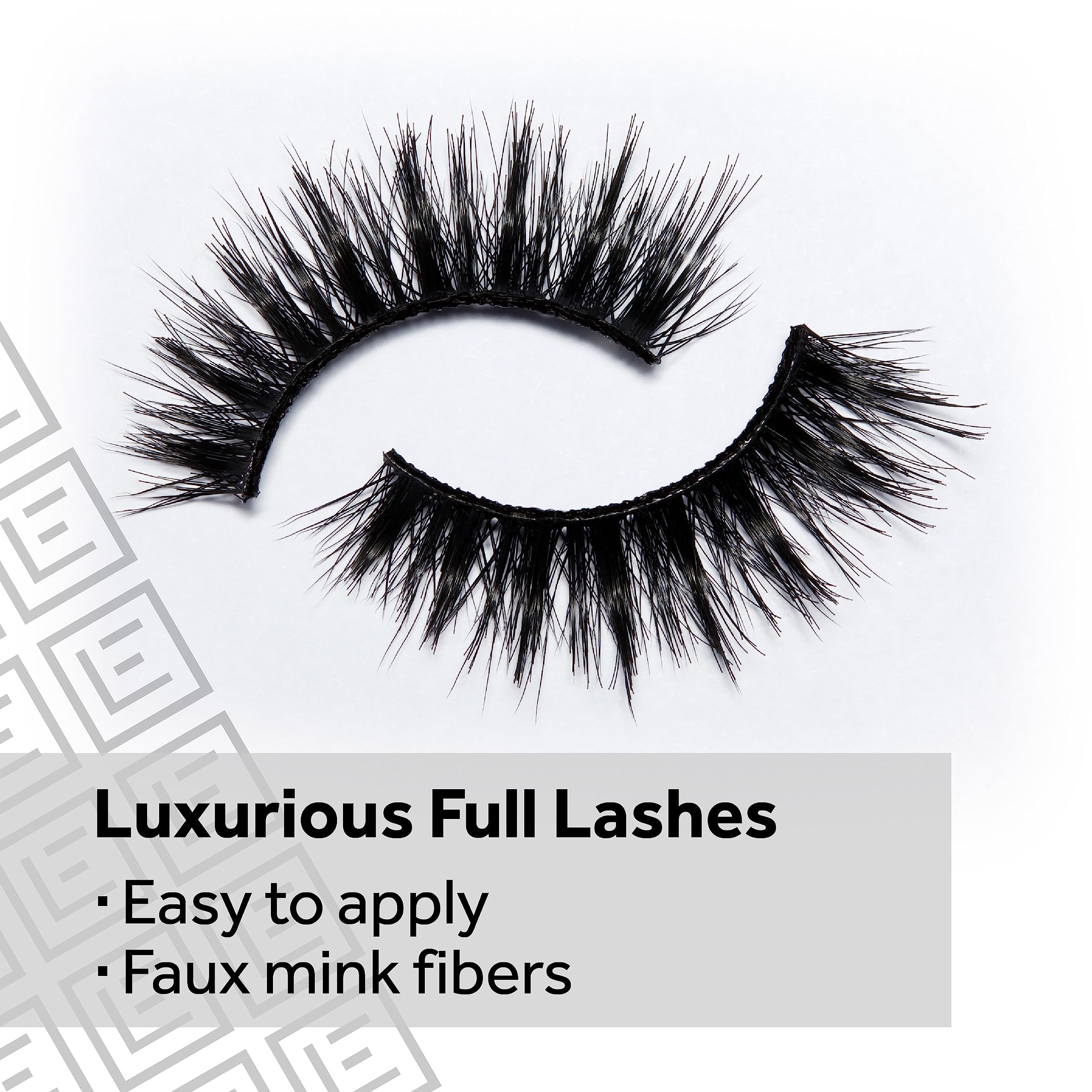 Eylure London Dramatic Reusable False Eyelashes Style No.126 | Includes Latex Free Vegan Adhesive with 18 Hour Hold | Last up to 5 Wears