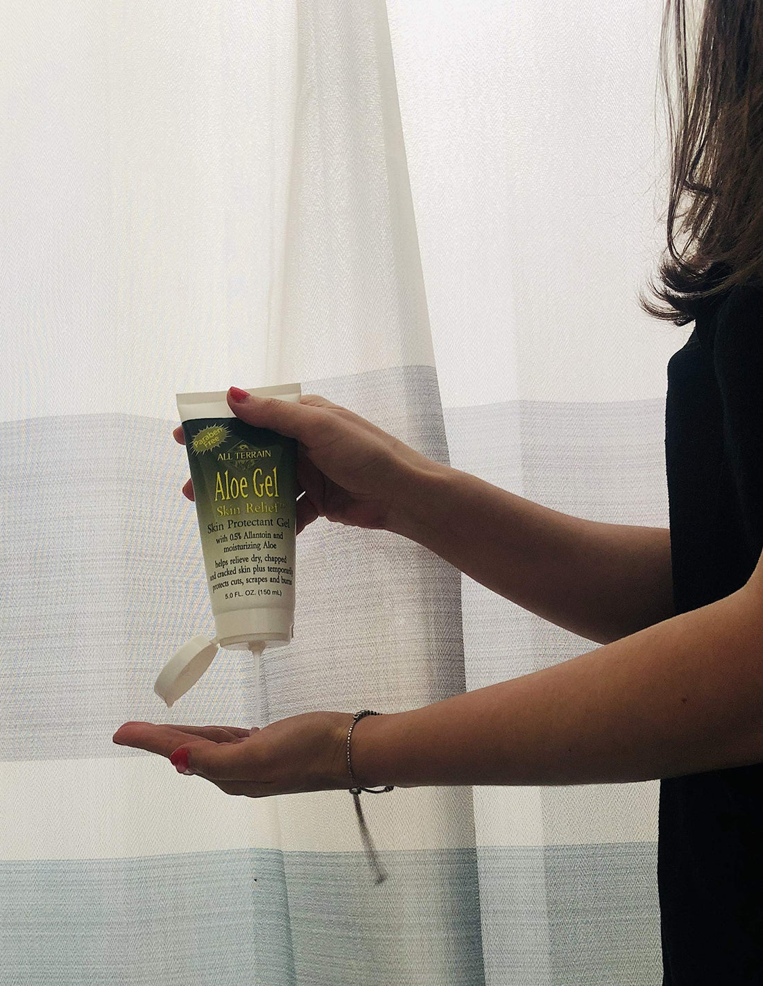 All Terrain Natural Aloe Gel Skin Relief, Skin Protectant, 5oz, With Moisturizing Aloe & Allantoin