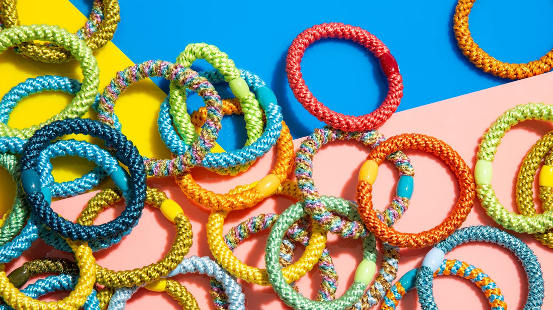 L. Erickson Ponytail Holders - Set of Eight - Hunter by L. Erickson