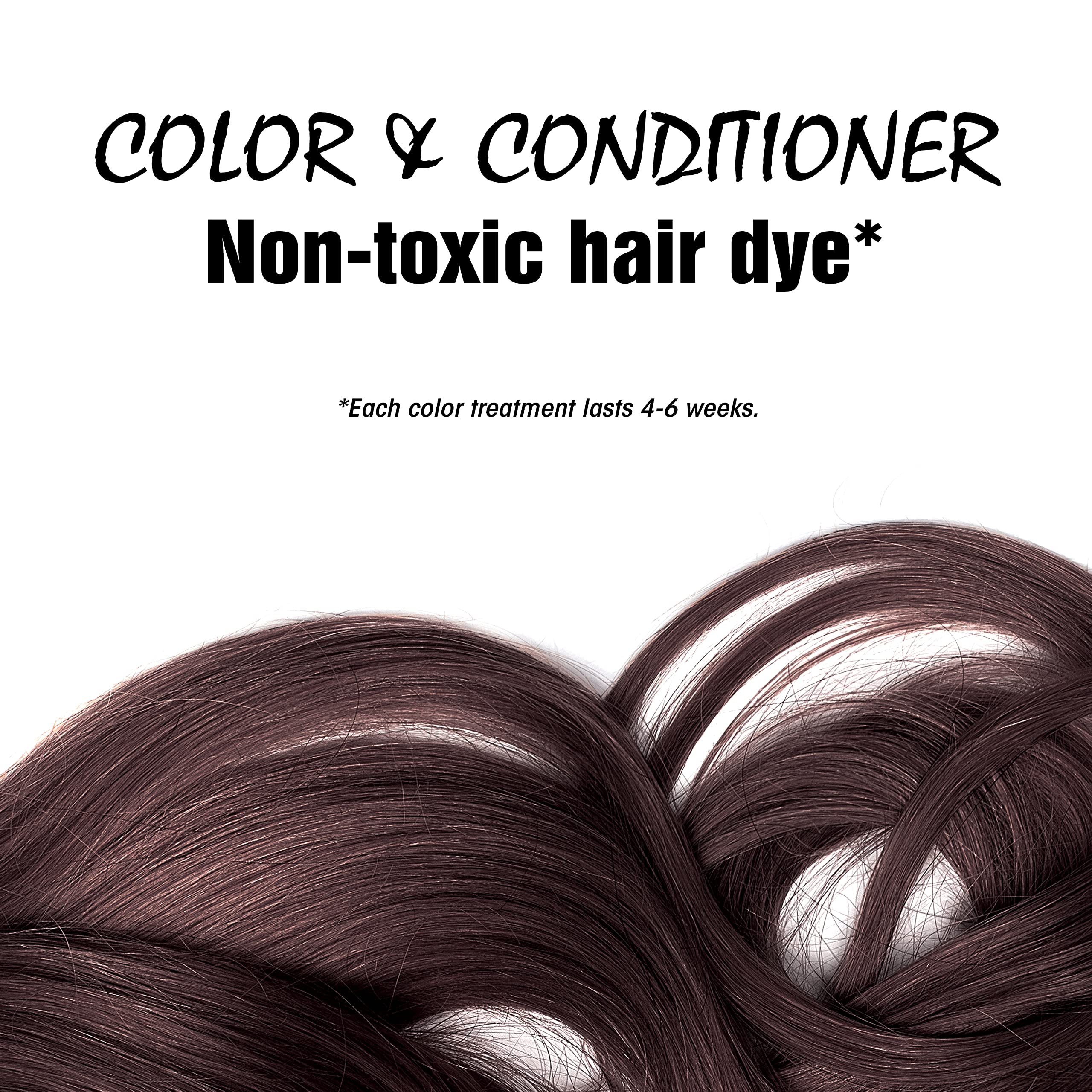 Dark Chocolate: Light Mountain Natural Bulk Hair Color And Conditioner, Dark Chocolate