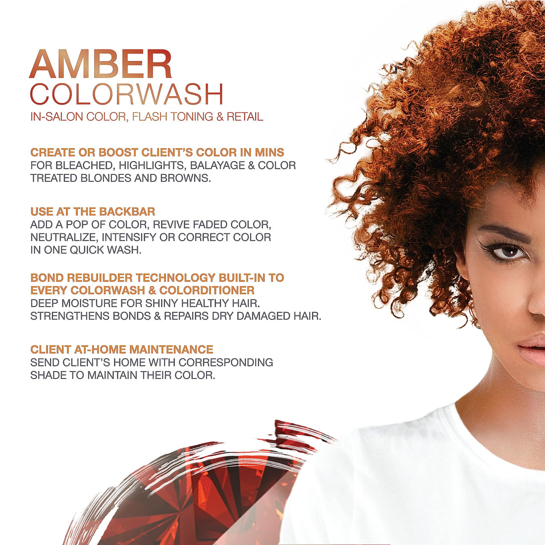 Gem Lites colorwash, AMBER, 8.25 oz. by GEM LITES