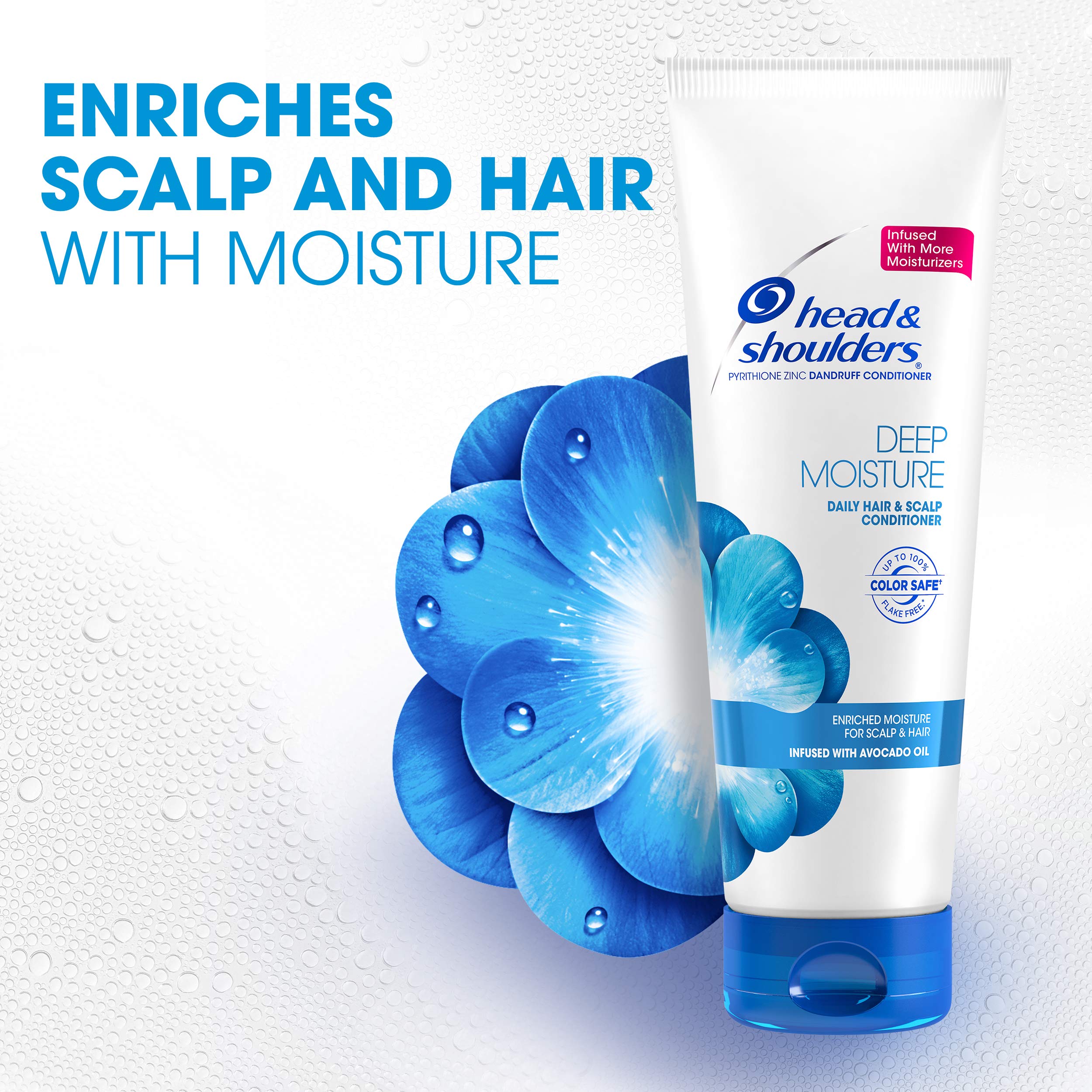 Head & Shoulders Deep Moisture Dandruff Conditioner, 10.6 Fluid Ounce