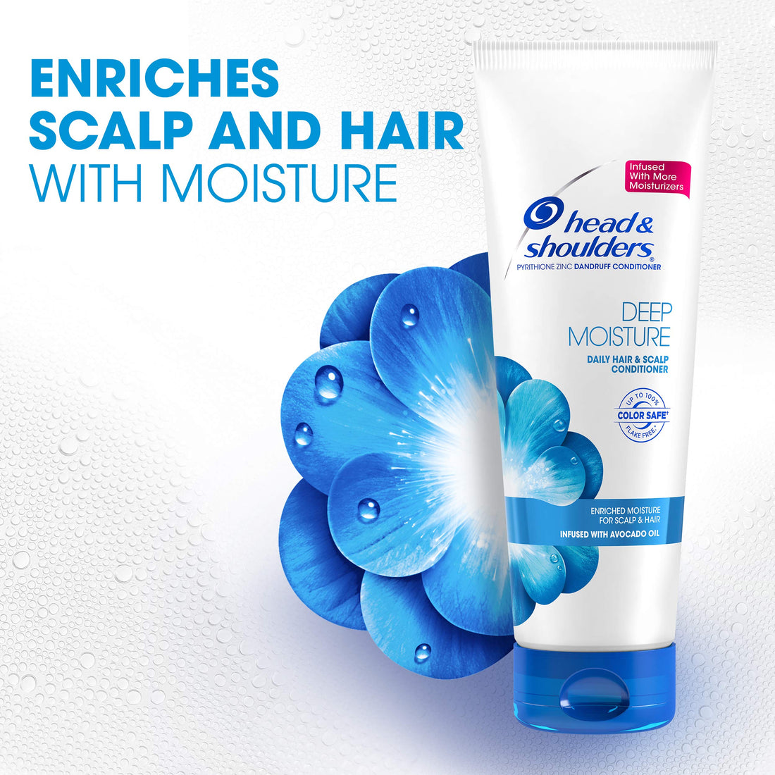 Head & Shoulders Deep Moisture Dandruff Conditioner, 10.6 Fluid Ounce