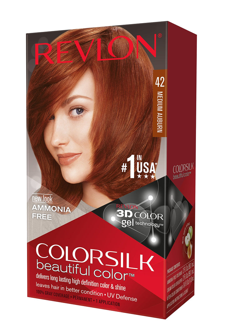 Revlon Colorsilk Haircolor, Medium Auburn