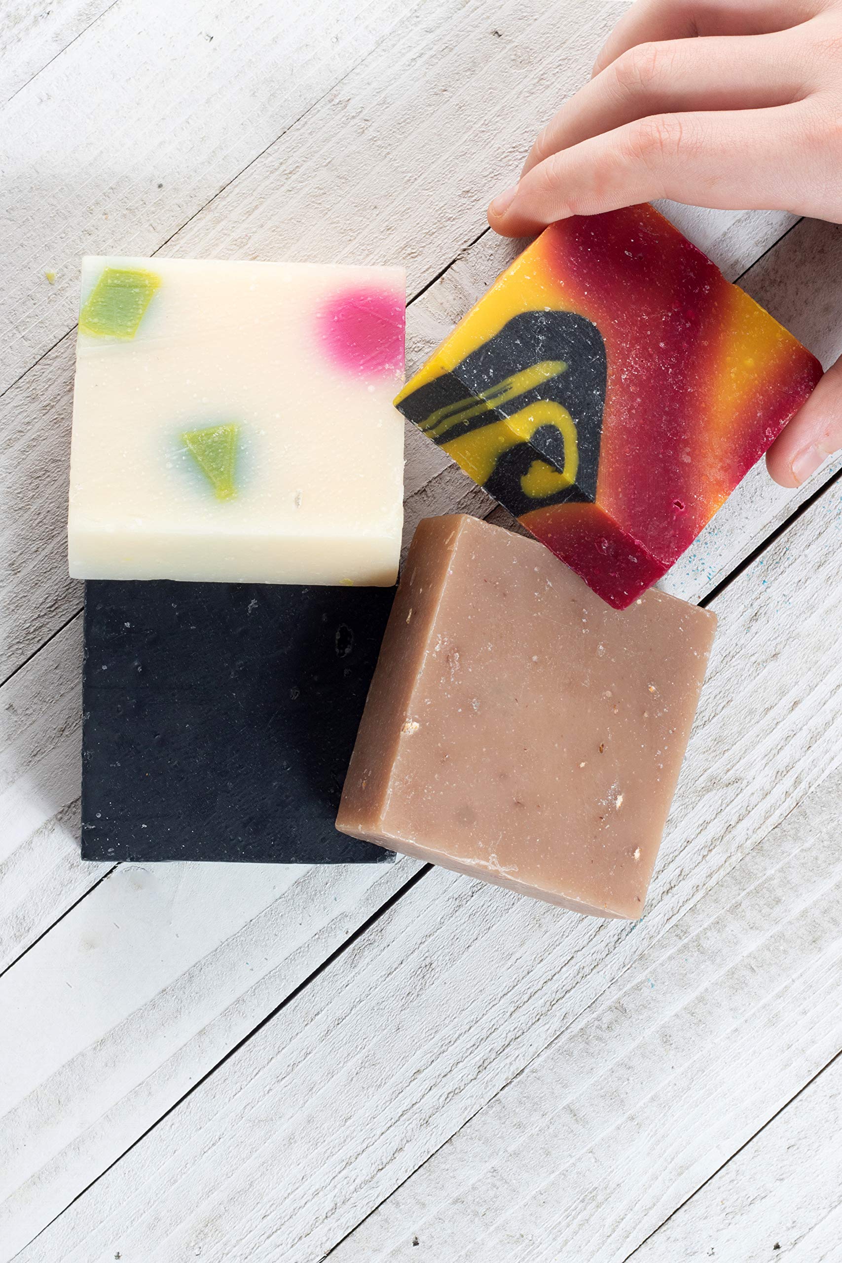 360Feel Assorted Handmade Soap Bars Womens Mens Romantic Anniversary Wedding Gift Set, Large, 20 Oz