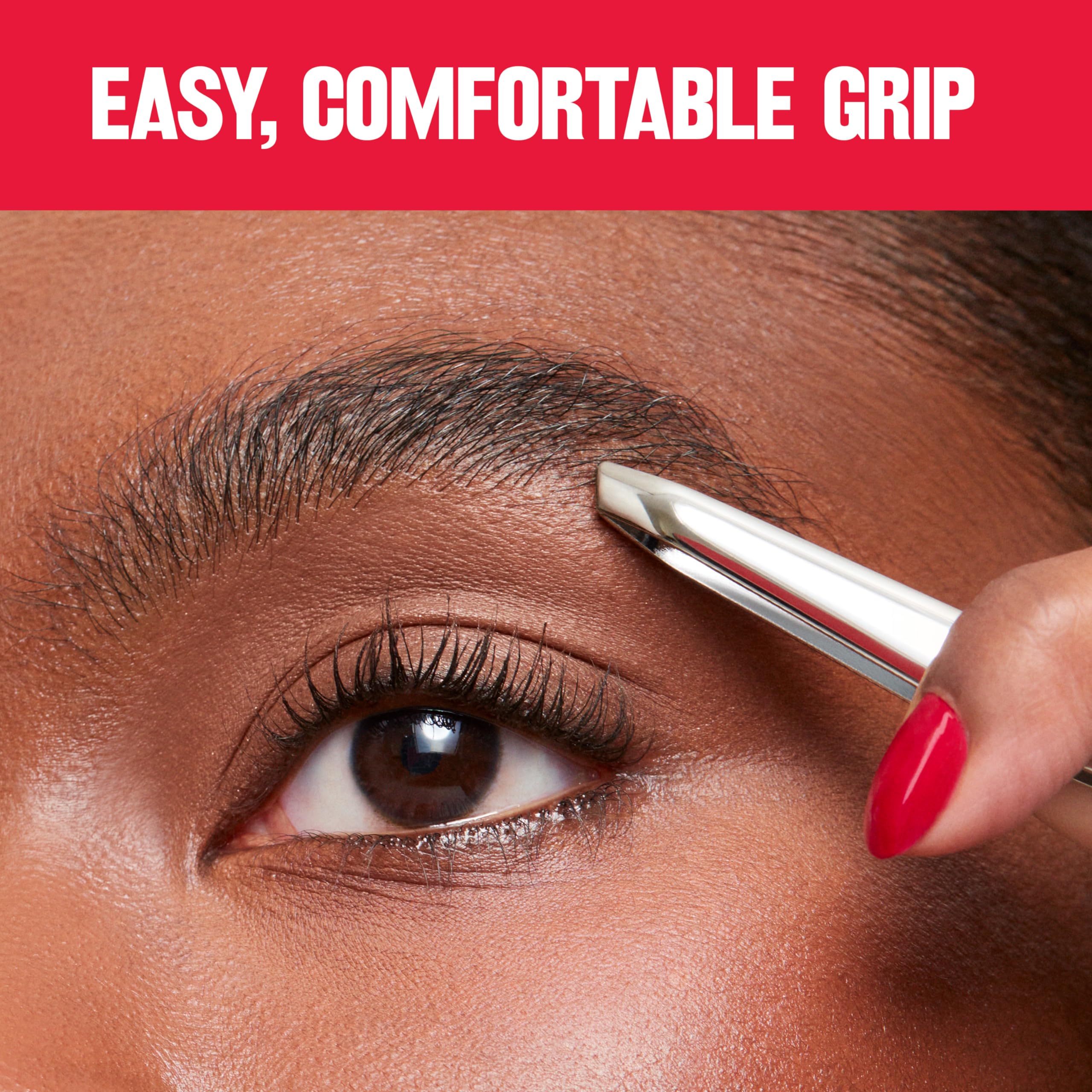 Revlon Multipurpose Hair Removal Tweezer, High Precision Slant Tip Tweezers for Men, Women & Kids, Stainless Steel (Pack of 1)