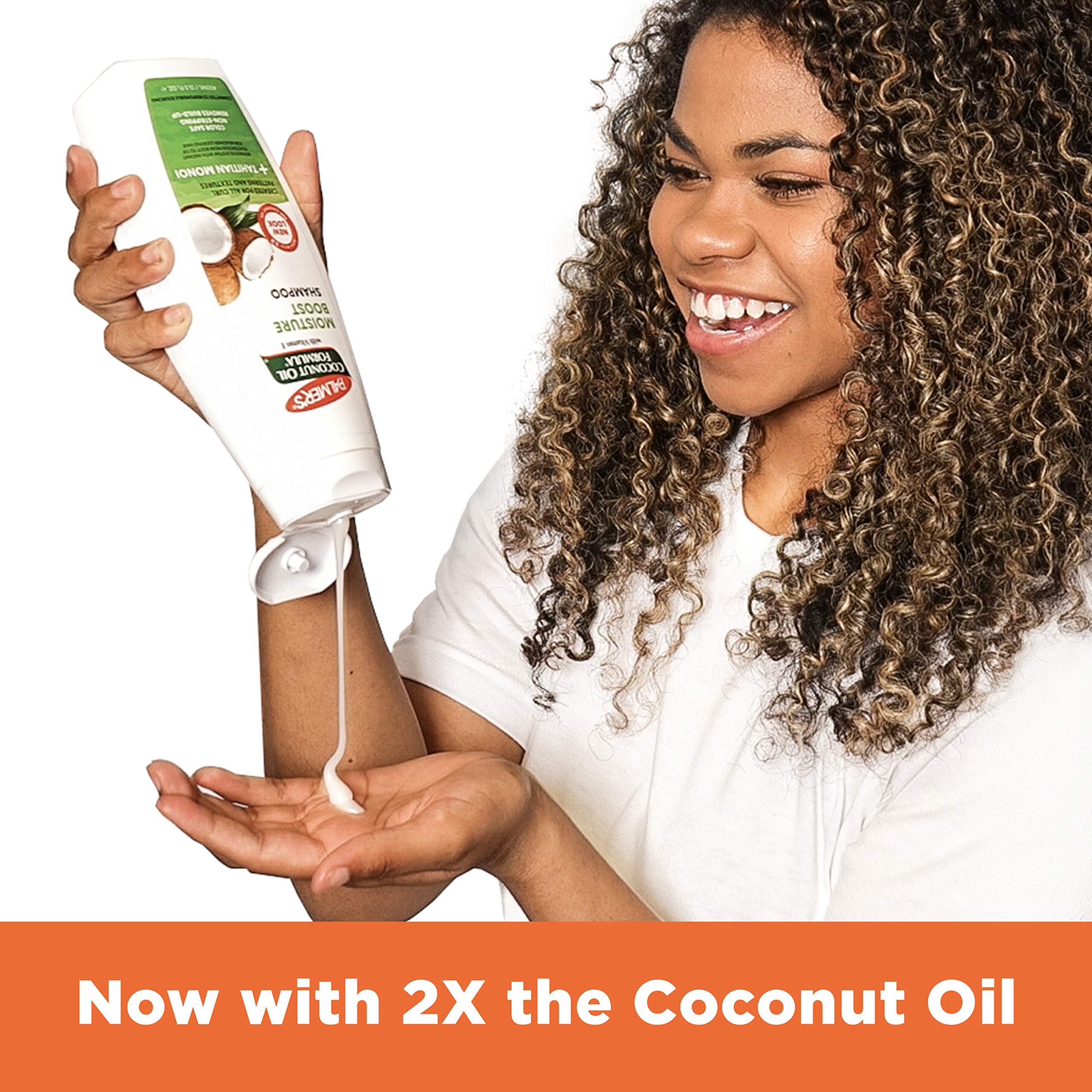 Palmer's Coconut Oil Formula Conditioning Shampoo, 13.5 Fluid Ounce (Pack of 2)