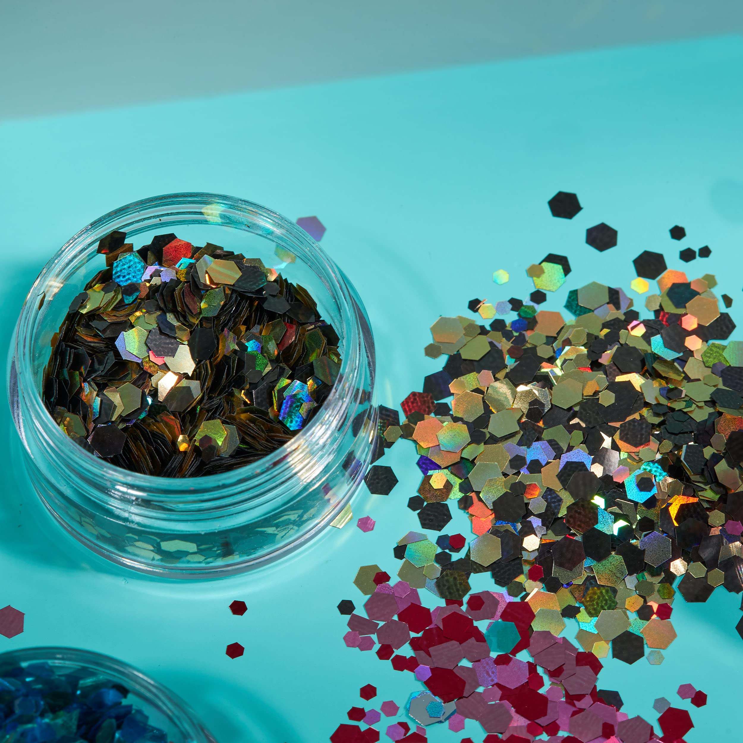 Mystic Chunky Glitter by Moon Glitter – 100% Cosmetic Glitter for Face, Body, Nails, Hair and Lips - 3g - Luxe