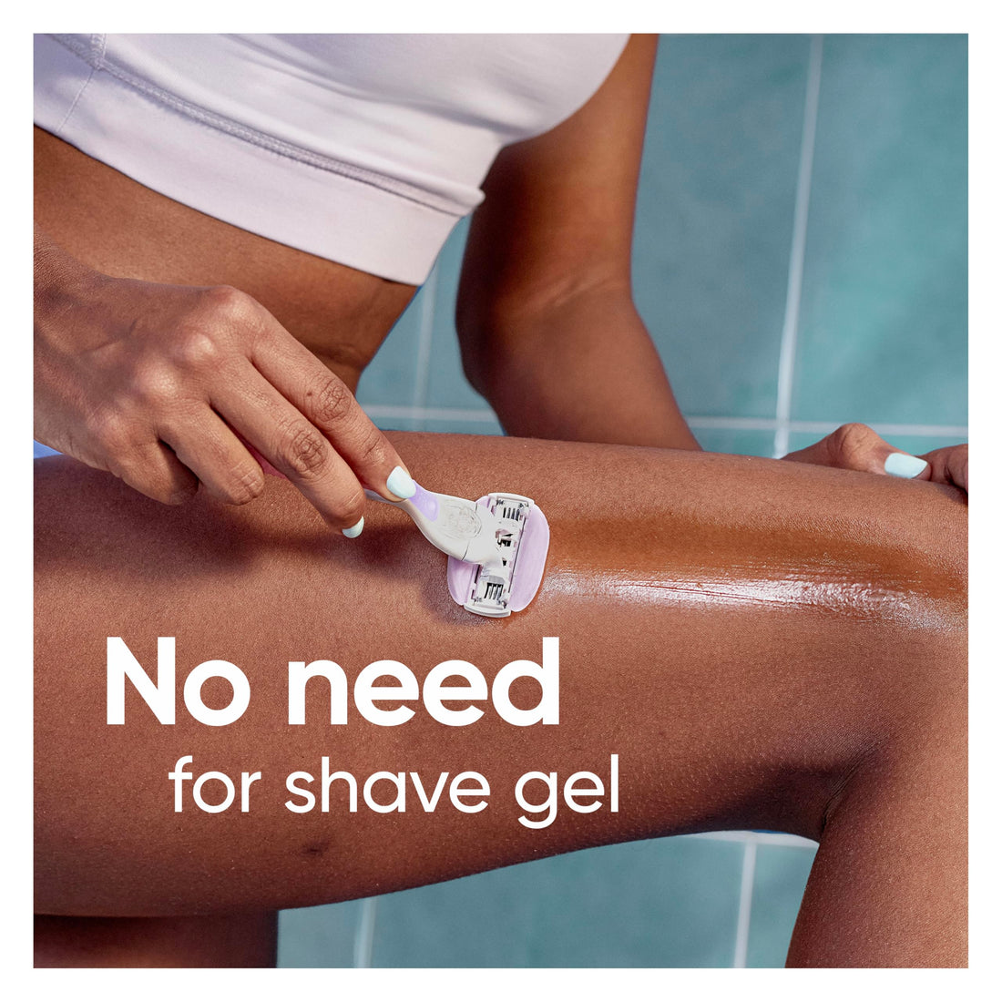 Gillette Venus ComfortGlide Freesia Women's Razor Refills, 6 Refill Cartridges, Fits Venus Reusable Razor Handles, 3-Bladed with Built-in Shave Gel Bars