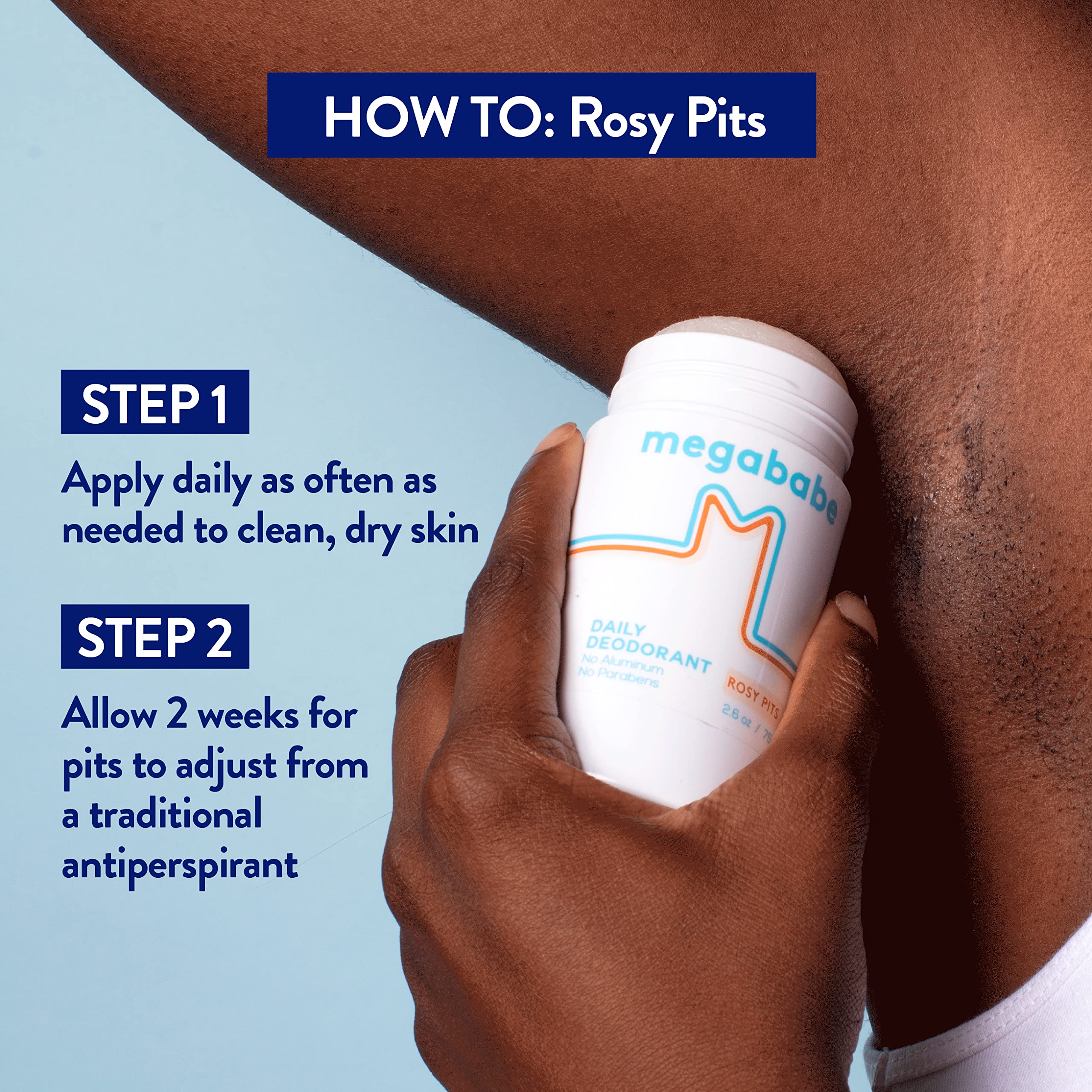 Rosy Pits Daily Deodorant Alcohol Paraben Free