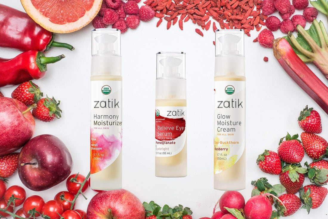 Rose And Neroli Blossom, 1.7 Fl Oz: Zatik Naturals - Rose And Neroli Blossom Harmony Usda Organic Moisturizer (1.7 Fl Oz, 50Ml) Vegan Non Gmo Gluten Free Soy Free Alcohol Free Ph