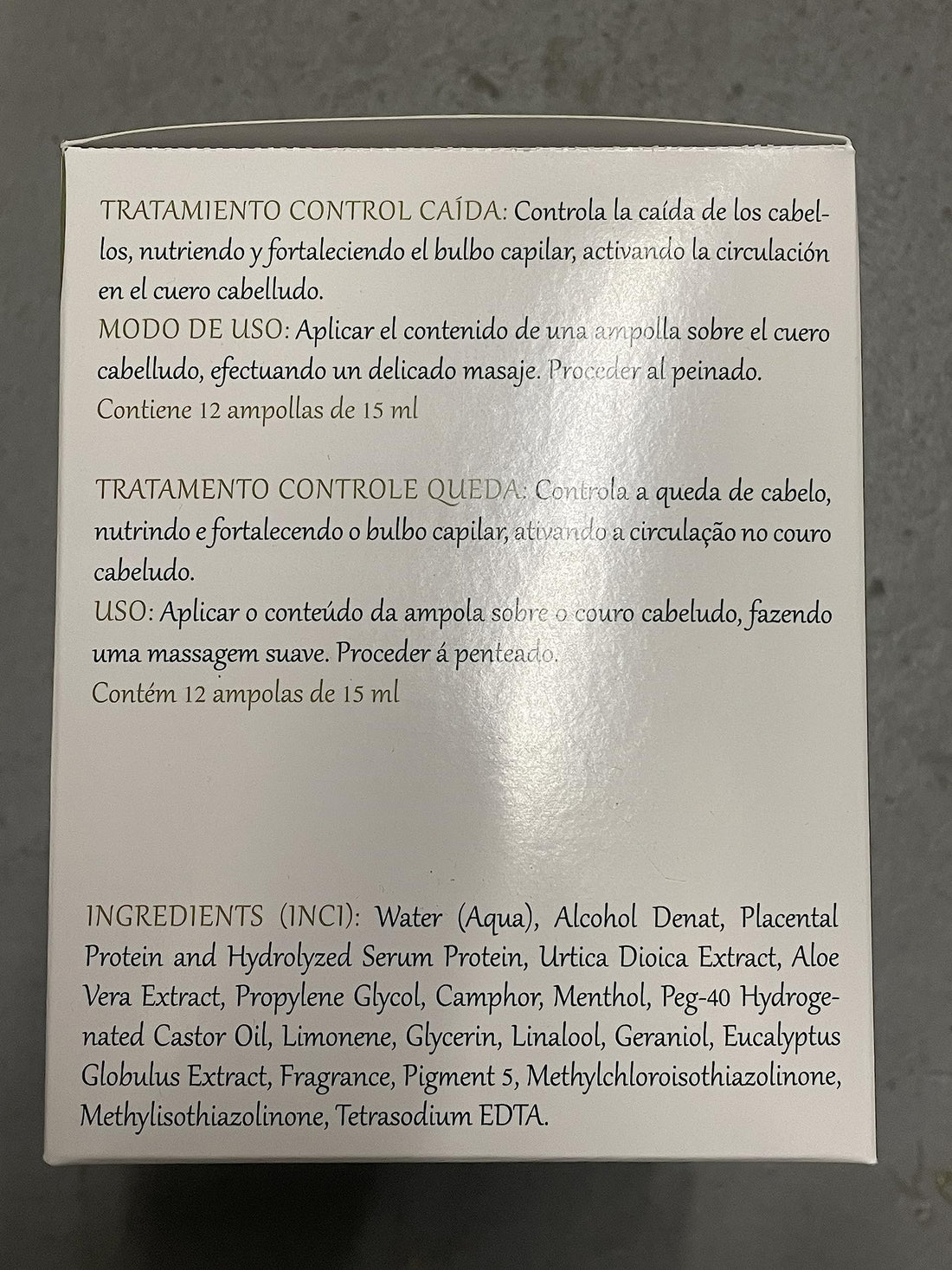 Kismera (Kuz New) Hair Loss Control Treatment 12amp/15ml by Kismera