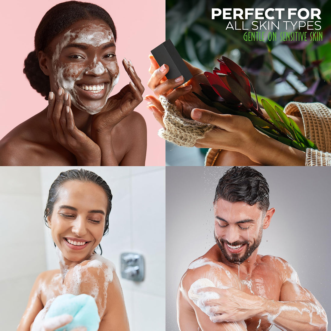 Aspen Kay Naturals Handmade Dead Sea Mud Soap Bar, Activated Charcoal & Pure Essential Oils, 4.5 oz Bar