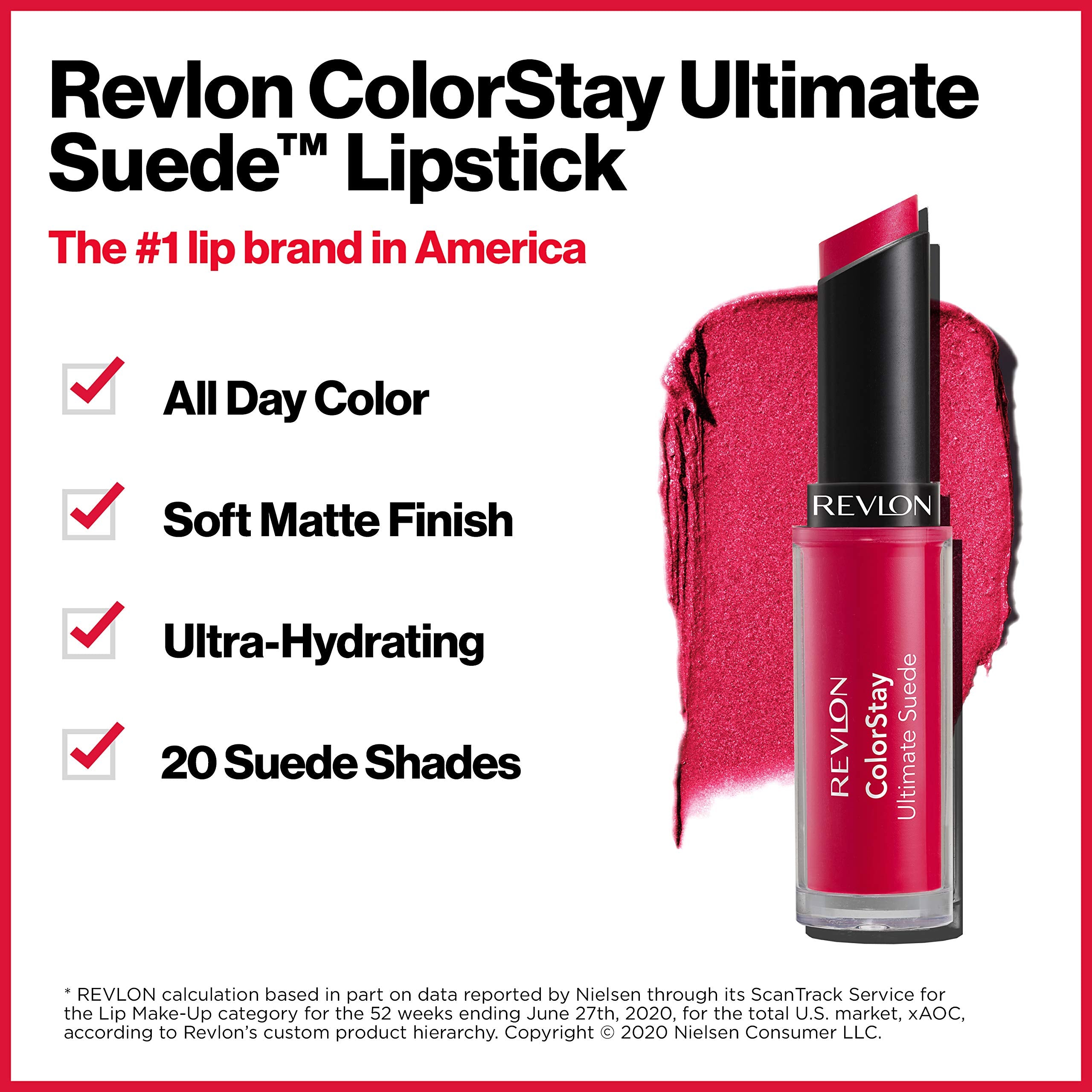 REVLON ColorStay Ultimate Suede Lipstick, Wardrobe