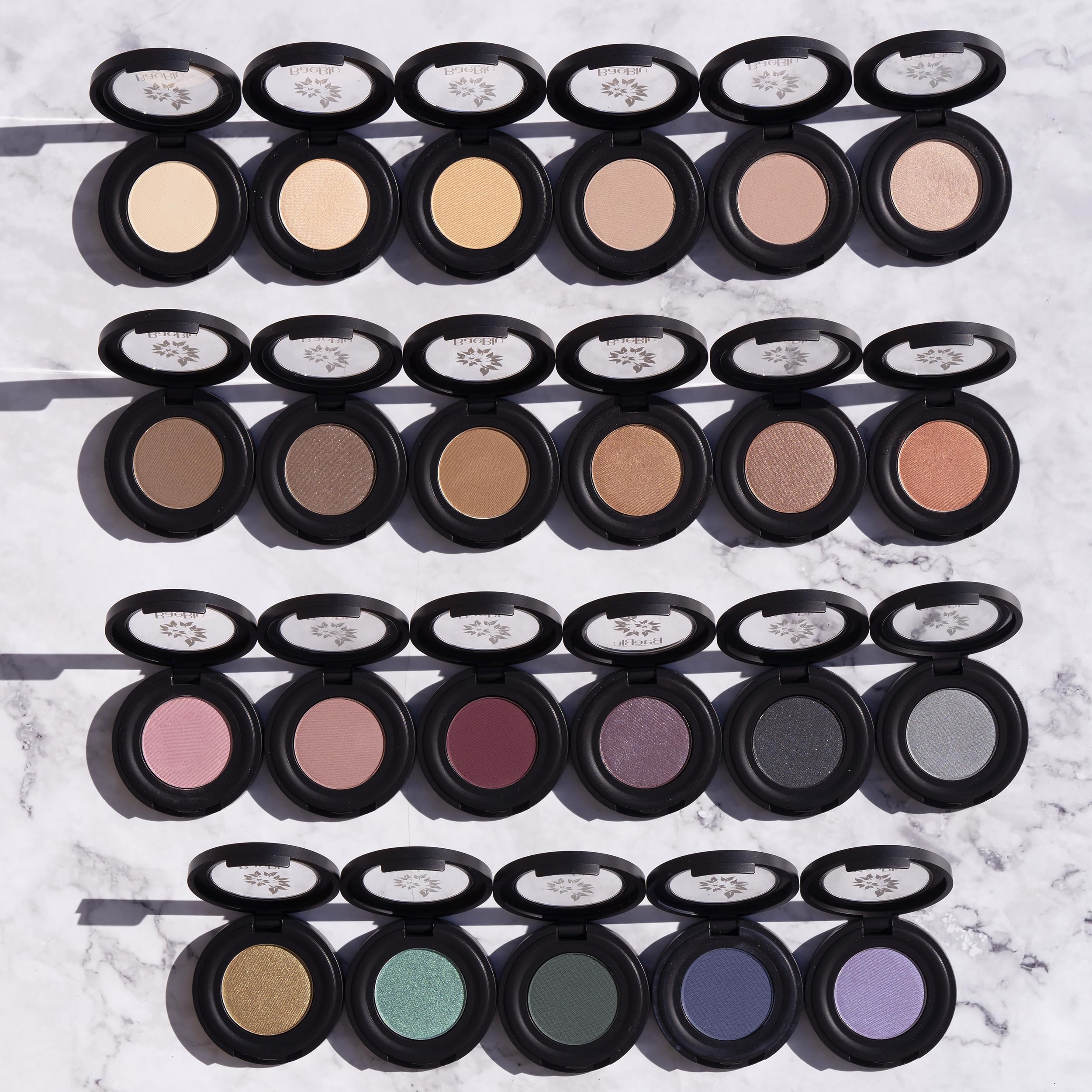 Best Organic 100% Natural Vegan Eyeshadow Makeup, Made in USA, Finely Pressed Velvety Smooth Eyeshadow Pigment by BaeBlu, Bark