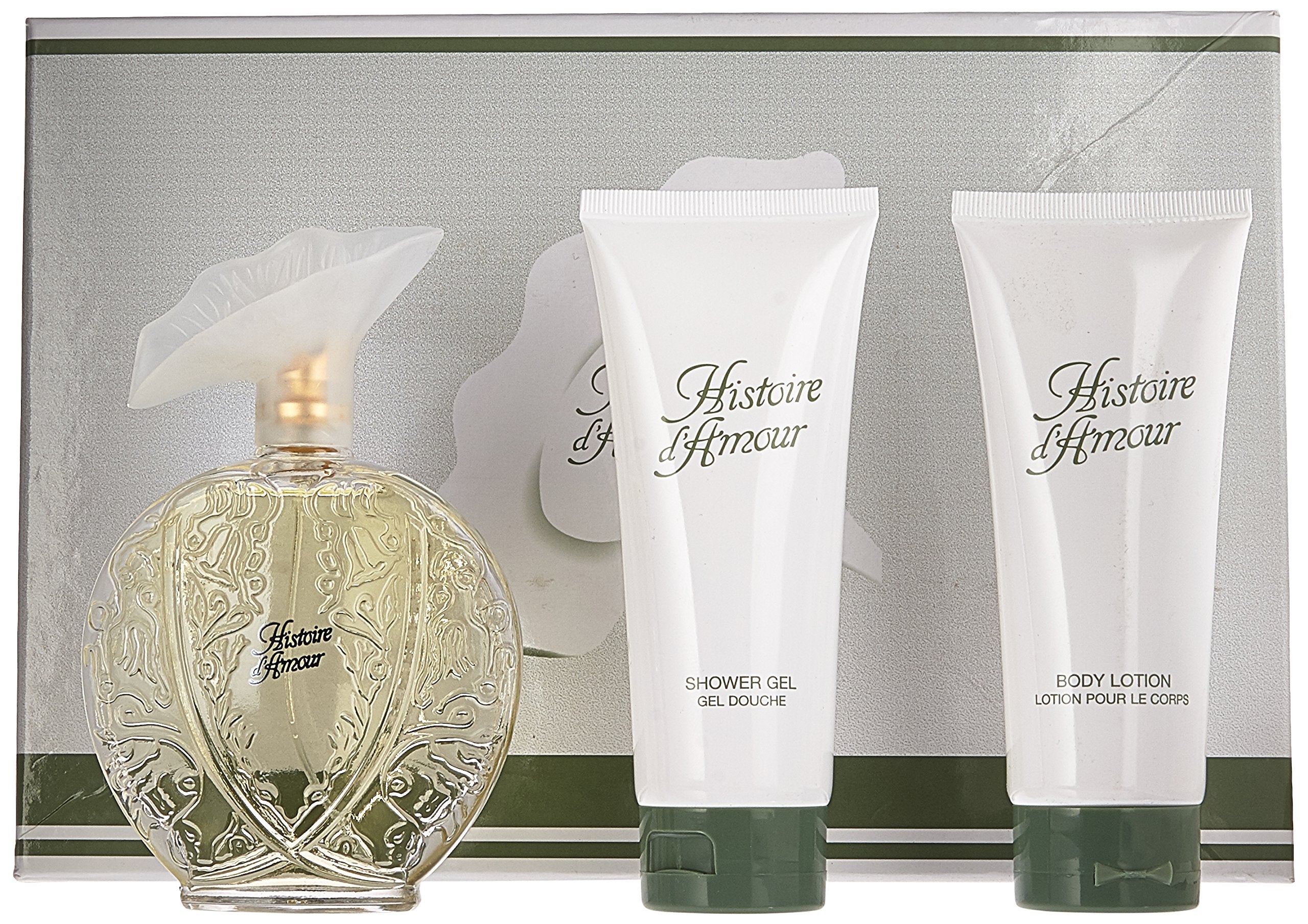 Aubusson Histoire Damour 3 Piece Set (3.4 Ounce Eau De Toilette Spray Plus Body Lotion Plus Shower Gel)