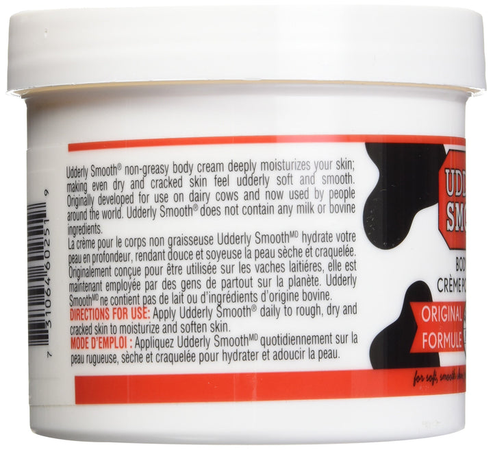 Udderly Smooth Udder Cream, Skin Moisturizer, 12 Ounce Jar